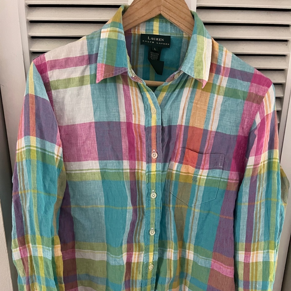 Ralph Lauren Linen shirt in Used Excellent condition.